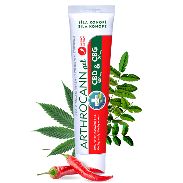 CBD hrejivý gél arthorcann